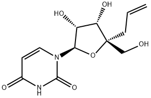 4'-alpha-C-Allyl uridine 结构式