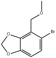 5-溴-4-(甲氧基甲基)苯并[D][1,3]二唑 结构式