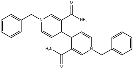 [4,4'-Bipyridine]-3,3'-dicarboxamide, 1,1',4,4'-tetrahydro-1,1'-bis(phenylmethyl)- 结构式