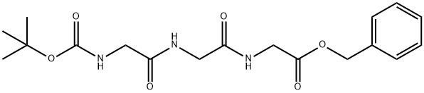 Boc-(Gly)3-OBn 结构式