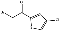 2-溴-1-(4-氯-2-噻吩基)乙酮 结构式