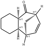 6,9-Methano-9H-benzocyclohepten-9-one,1,2,3,4,4a,5,8,9a-octahydro-,(4aR,5S,8R,9aR)-rel-(9CI) 结构式