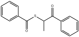 Benzenecarbothioic acid, S-(1-methyl-2-oxo-2-phenylethyl) ester 结构式