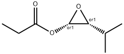 Oxiranol,3-(1-methylethyl)-,propanoate,(2R,3R)-rel-(9CI) 结构式