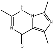 2,5,7-trimethyl-3H,4H-imidazo[4,3-f][1,2,4]triazin-4-one 结构式
