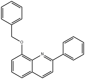 8-(苄氧基)-2-苯基喹啉 结构式