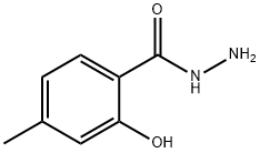 2-羟基-4-甲基苯并酰肼 结构式