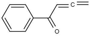 1-苯基丁烷-2,3-二烯-1-酮 结构式