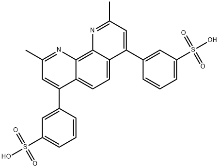 bathocuproine-3,3'-disulfonic acid 结构式