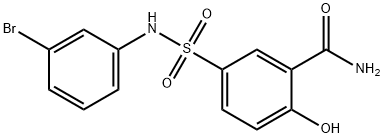 Benzamide, 5-[[(3-bromophenyl)amino]sulfonyl]-2-hydroxy- 结构式