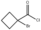 1-bromocyclobutane-1-carbonyl chloride 结构式