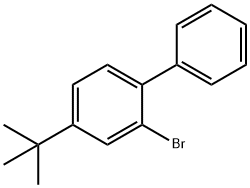 1,1'-联苯,2-溴-4-(1,1-二甲基乙基)- 结构式