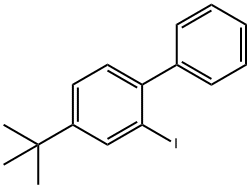 1,1'-联苯,4-(1,1-二甲基乙基)-2-碘- 结构式