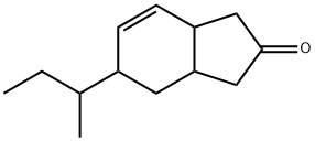 (4R,s)-4-(2-Butyl-cis-bicyclo[4.3.0]-2-nonen-8-one 结构式