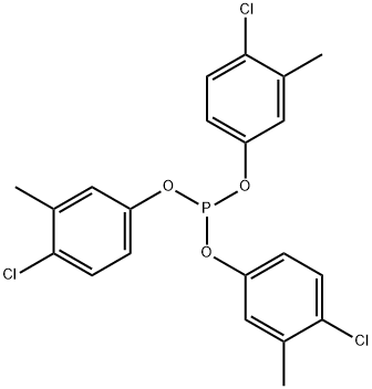 Phenol, 4-chloro-3-methyl-, phosphite (3:1) 结构式