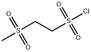 2-甲磺酰乙烷-1-磺酰氯 结构式
