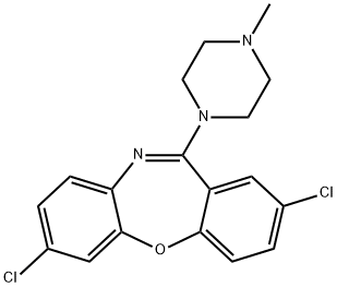 Loxapine 7-Chloro Impurity 结构式