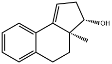 (3S)-3,3a,4,5-Tetrahydro-3aα-methyl-2H-benz[e]inden-3α-ol 结构式