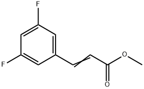 3-(3,5-二氟苯基)-2-丙烯酸甲酯 结构式