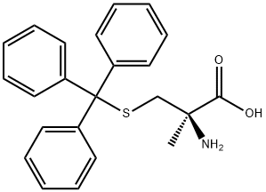 (R)-2-氨基-2-甲基-3-(三苯甲基硫基)丙酸 结构式