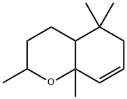 2H-1-Benzopyran, 3,4,4a,5,6,8a-hexahydro-2,5,5,8a-tetramethyl- 结构式