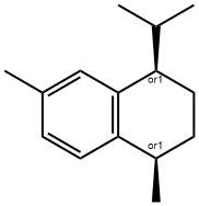 Naphthalene, 1,2,3,4-tetrahydro-1,6-dimethyl-4-(1-methylethyl)-, (1R,4R)-rel- 结构式