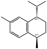 Naphthalene, 1,2,3,4-tetrahydro-1,6-dimethyl-4-(1-methylethyl)-, (1R,4S)-rel- 结构式