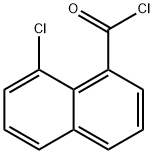 1-Naphthalenecarbonyl chloride, 8-chloro- 结构式