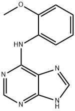 N-(2-甲氧基苯基)-7H-嘌呤-6-胺 结构式