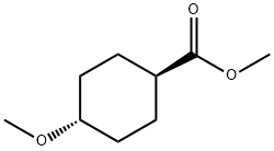 反式4-甲氧基环己烷-1-羧酸甲酯 结构式