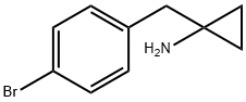 1-(4-溴苄基)环丙-1-胺 结构式