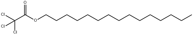 Acetic acid, 2,2,2-trichloro-, pentadecyl ester 结构式