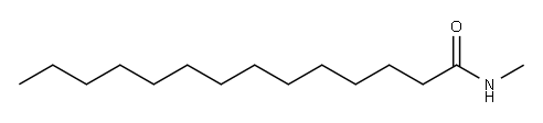 Tetradecanamide, N-methyl- 结构式