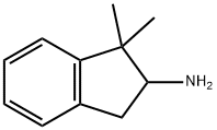 1,1-二甲基-2,3-二氢1H-茚-2-胺 结构式