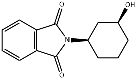 1H-Isoindole-1,3(2H)-dione, 2-[(1R,3S)-3-hydroxycyclohexyl]- 结构式