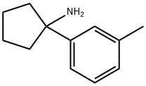 1-(3-Methylphenyl)cyclopentanamine 结构式