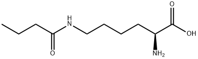 N6-丁酰基-L-赖氨酸 结构式