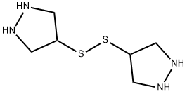 Pyrazolidine, 4,4'-dithiobis- 结构式