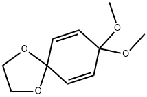 1,4-Dioxaspiro[4.5]deca-6,9-diene, 8,8-dimethoxy- 结构式