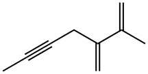 1-Hepten-5-yne, 2-methyl-3-methylene- 结构式