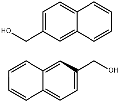 (S)-[1,1'-联萘]-2,2'-二基二甲醇 结构式