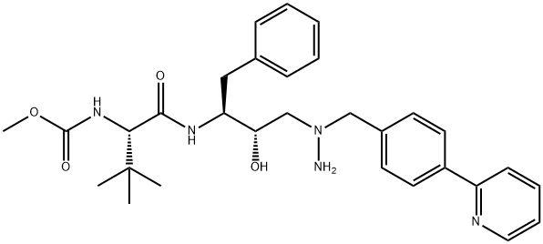 阿扎那韦杂质1 结构式