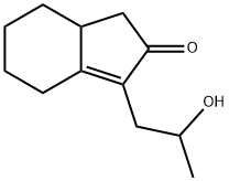 2H-Inden-2-one,3,3a,4,5,6,7-hexahydro-1-(2-hydroxypropyl)-(9CI) 结构式