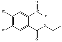 4,5-二羟基-2-硝基苯甲酸乙酯 结构式