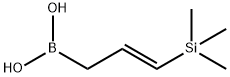 3-三甲硅基烯丙基硼酸 结构式
