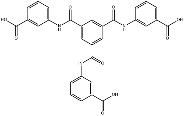 3,3',3''-(苯三羰基(氮杂二酰基))三苯甲酸 结构式
