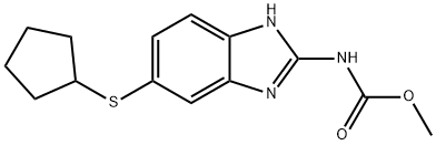 环戊烷阿苯哒唑 结构式