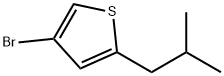 Thiophene, 4-bromo-2-(2-methylpropyl)- 结构式