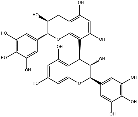 PRODELPHINIDIN B3 结构式