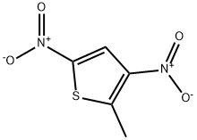 2-甲基-3,5-二硝基噻吩 结构式